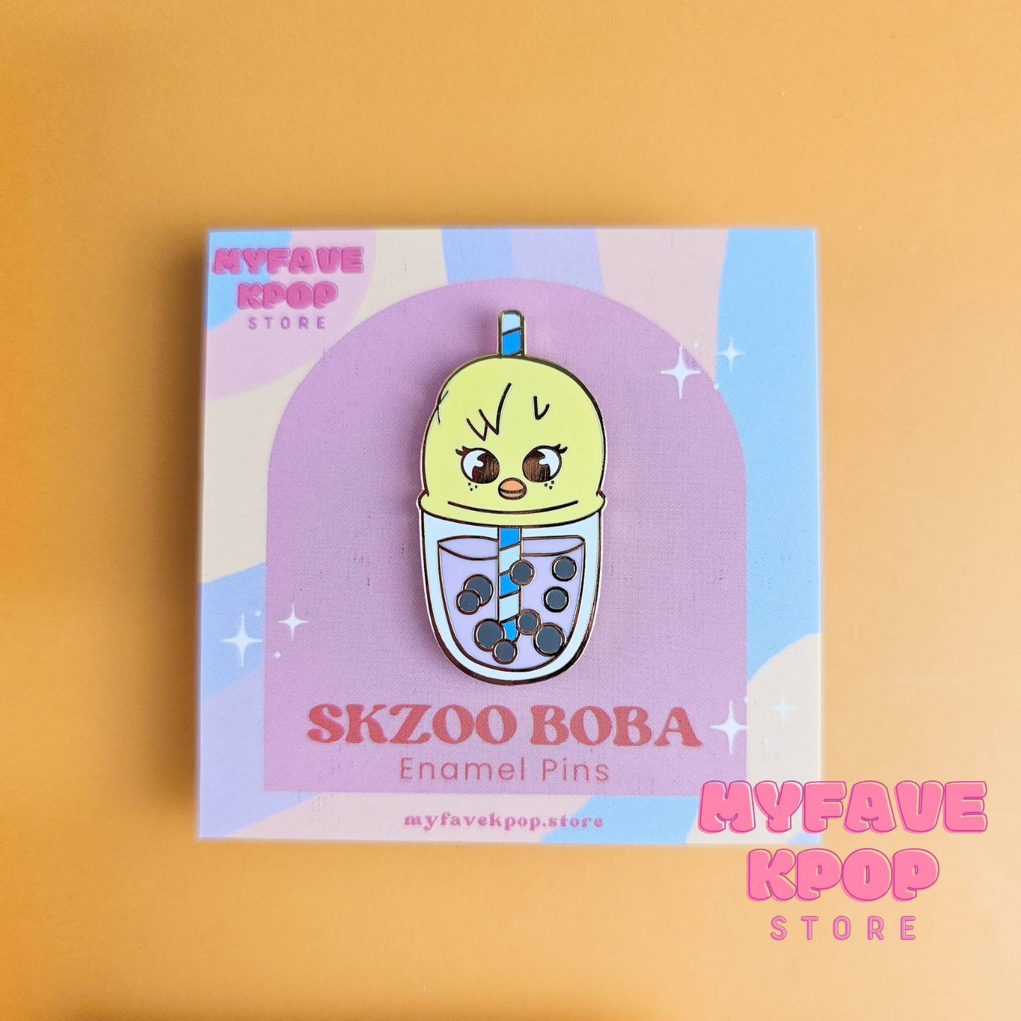 Stray Kids SKZOO BOBA Enamel Pin