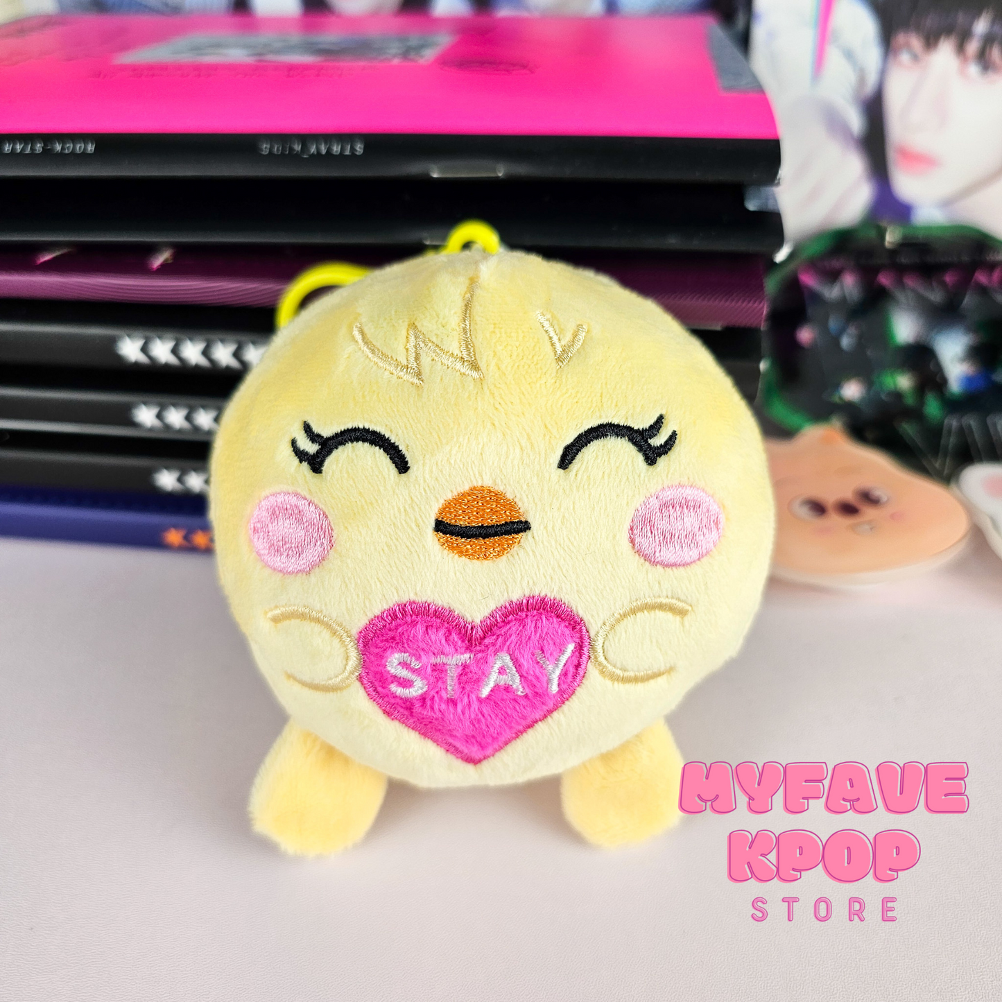 Skzoo-ball Love Stay Plushie Keychain Kpop Gift For Stray Kids Fans Toy Plush Keyring Bag Accessories Love Stay