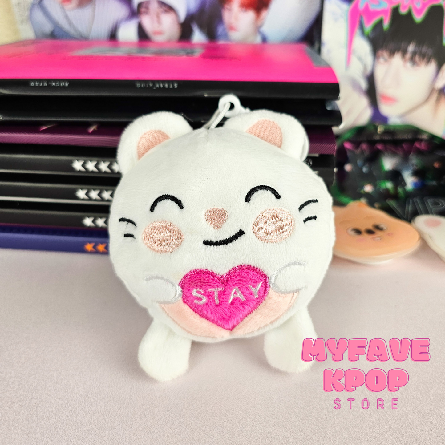 Skzoo-ball Love Stay Plushie Keychain Kpop Gift For Stray Kids Fans Toy Plush Keyring Bag Accessories Love Stay