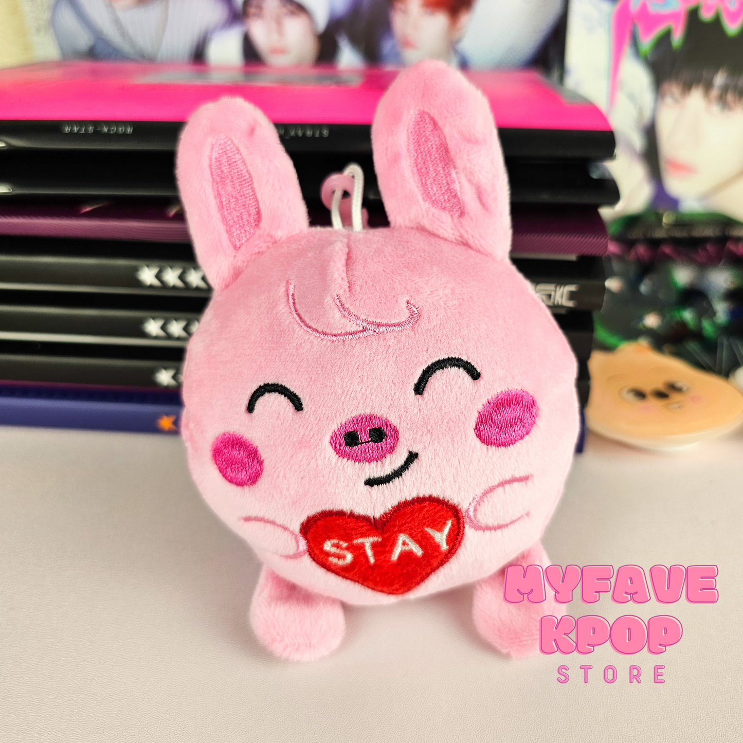 Skzoo-ball Love Stay Plushie Keychain Kpop Gift For Stray Kids Fans Toy Plush Keyring Bag Accessories Love Stay