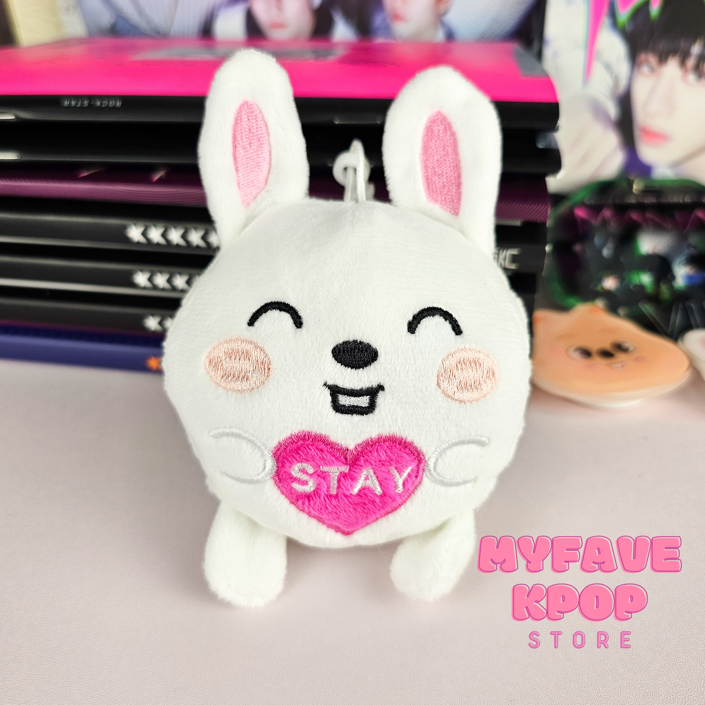 Skzoo-ball Love Stay Plushie Keychain Kpop Gift For Stray Kids Fans Toy Plush Keyring Bag Accessories Love Stay