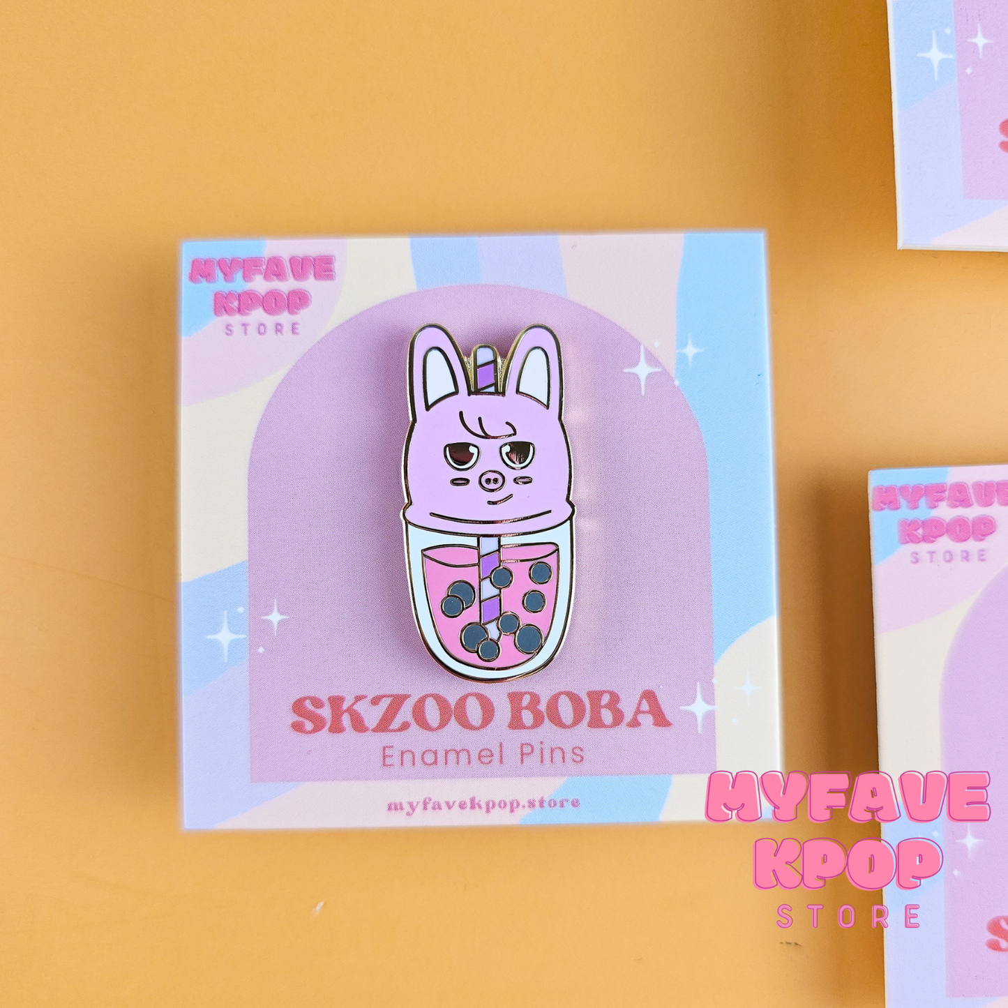 Stray Kids SKZOO BOBA Enamel Pin