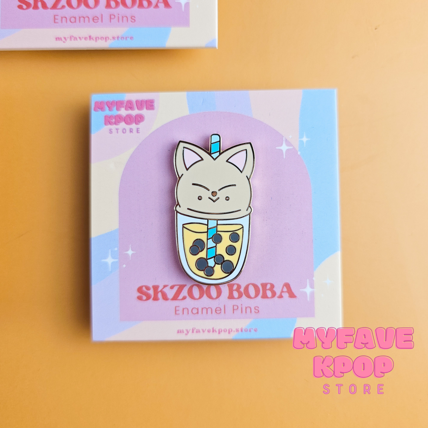 Stray Kids SKZOO BOBA Enamel Pin