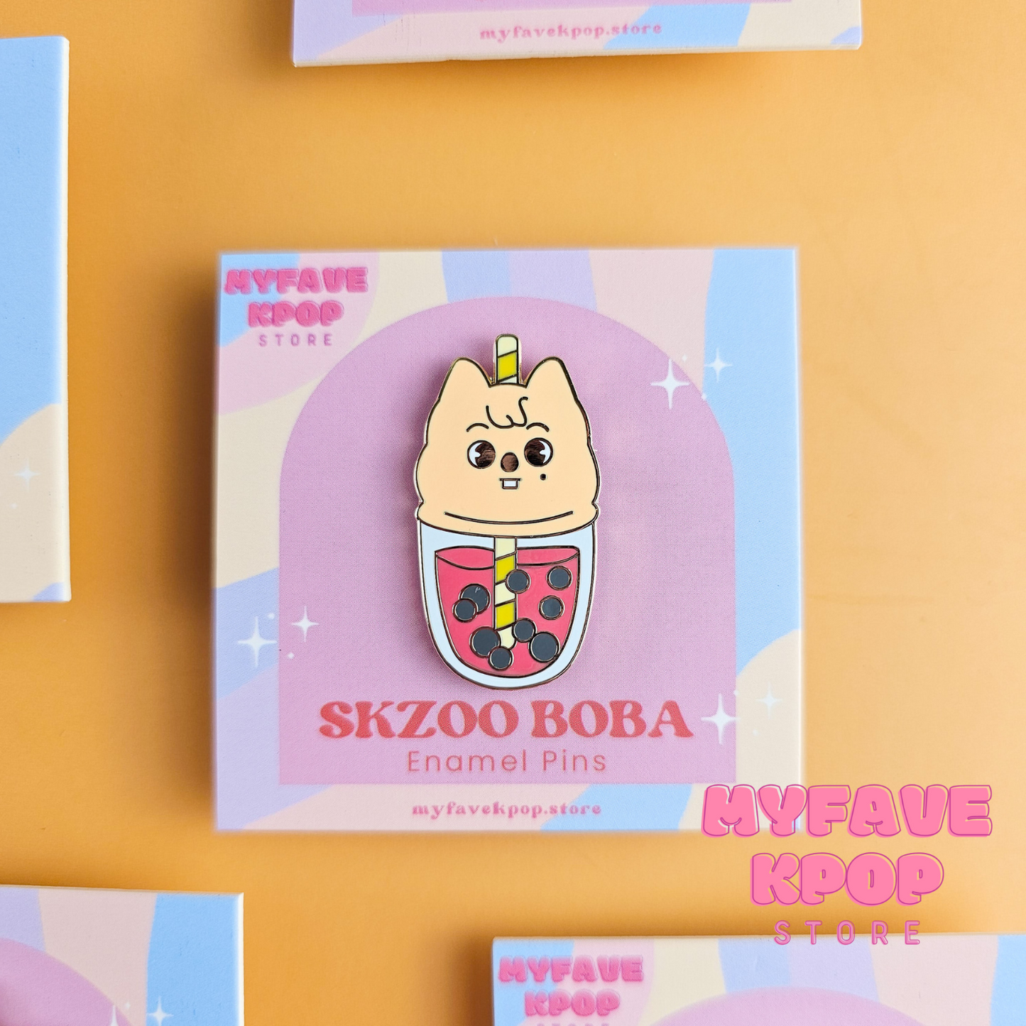 Stray Kids SKZOO BOBA Enamel Pin