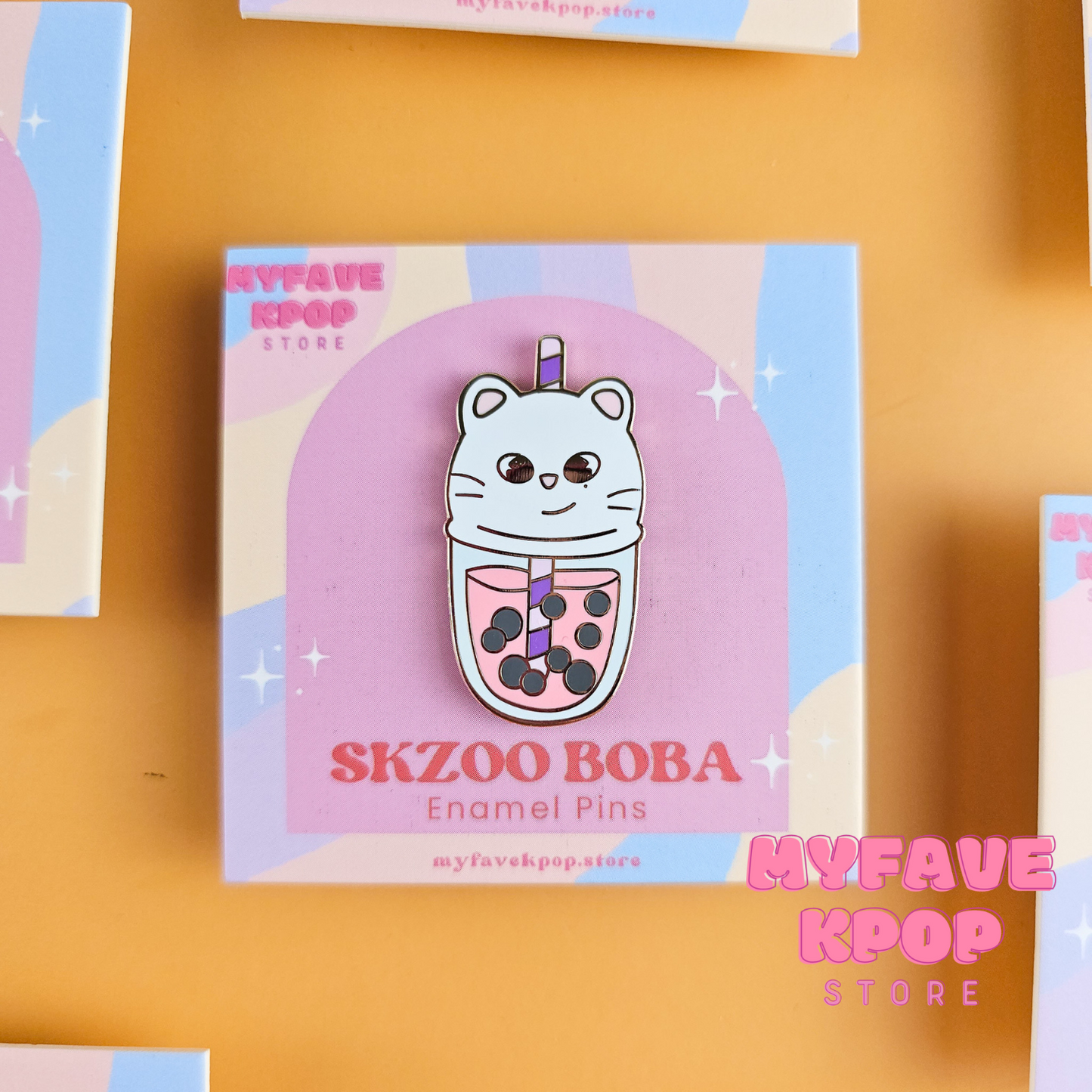 Stray Kids SKZOO BOBA Enamel Pin