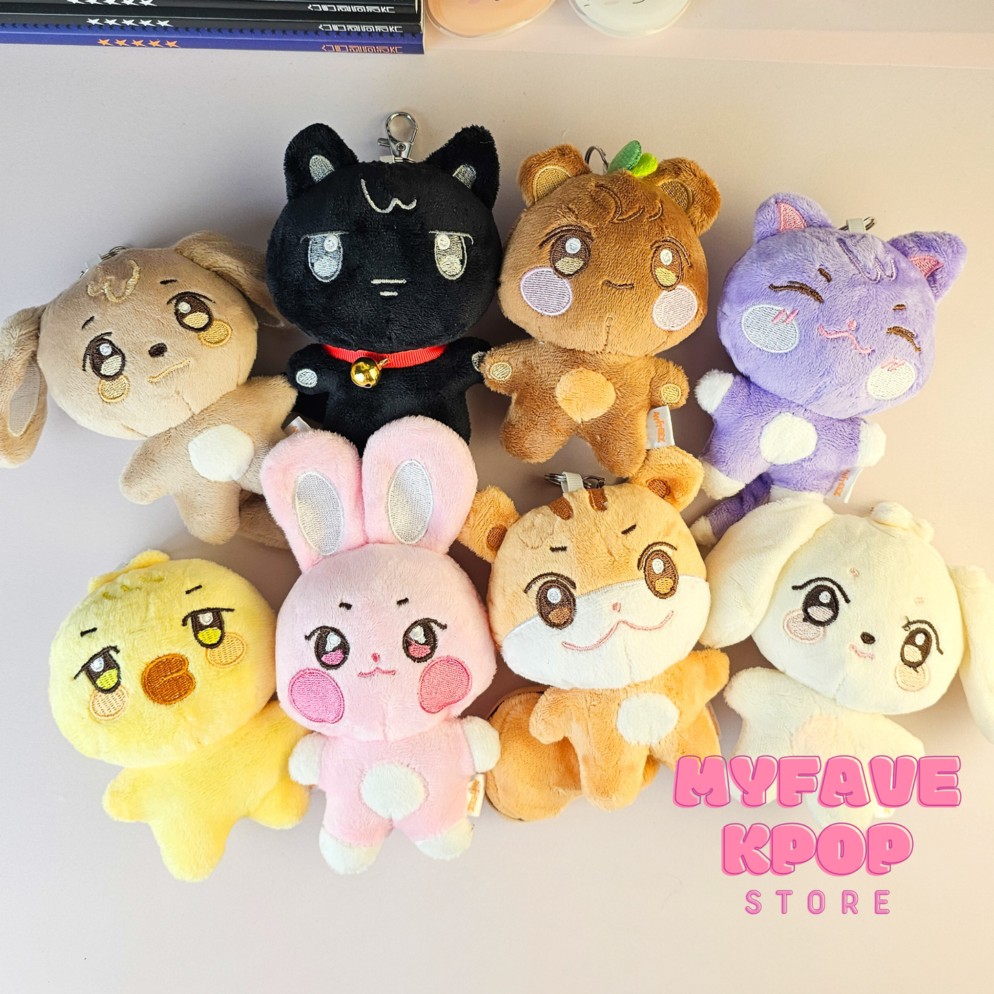 Ateez Aniteez Plushie Keychain Kpop Gift For Fans Atiny