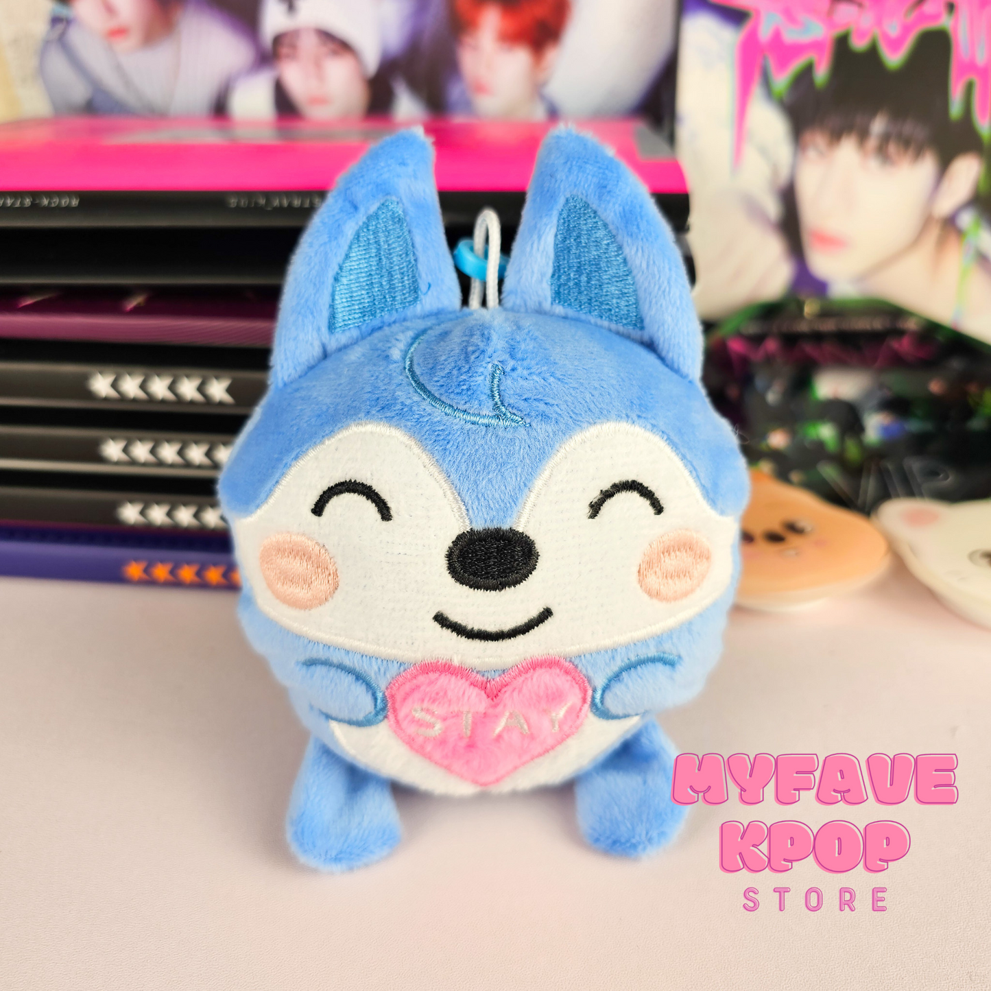 Skzoo-ball Love Stay Plushie Keychain Kpop Gift For Stray Kids Fans Toy Plush Keyring Bag Accessories Love Stay