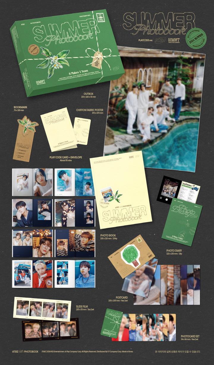 ATEEZ 2024 SUMMER PHOTOBOOK PLAY CODE