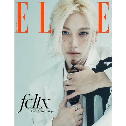 ELLE KOREA 2024.NOV Cover : Felix (Stray Kids) [C type]