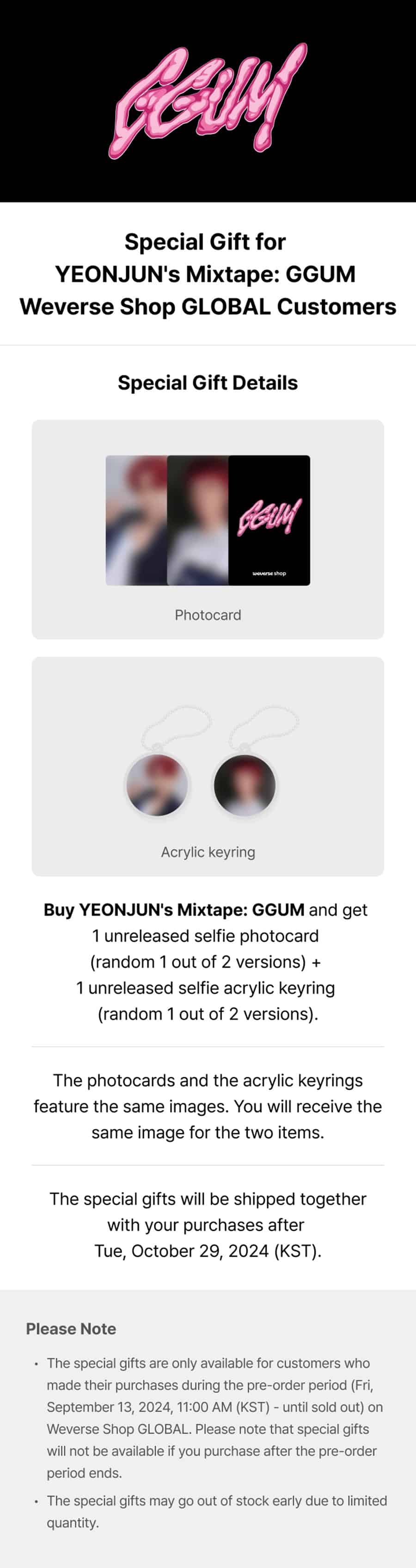 [Pre-Order] [WEVERSE POB] YEONJUN(TXT) – YEONJUN’s Mixtape: GGUM